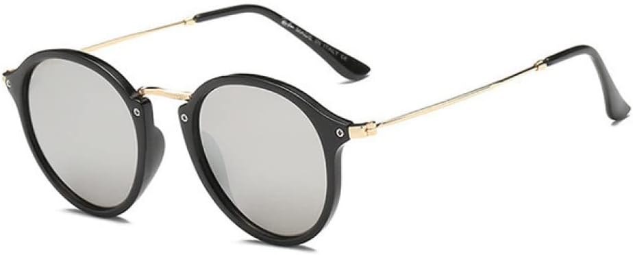 Круглые металлические солнцезащитные очки с зеркальными линзами для женщин и мужчин, в стиле ретро, модные солнцезащитные очки с защитой от УФ-излучения UV400 LANGSER, 059silver
Круглые металлические солнцезащитные очки с зеркальными линзами для женщин и мужчин, в стиле ретро, модные солнцезащитные очки с защитой от УФ-излучения UV400 LANGSER, 059silver