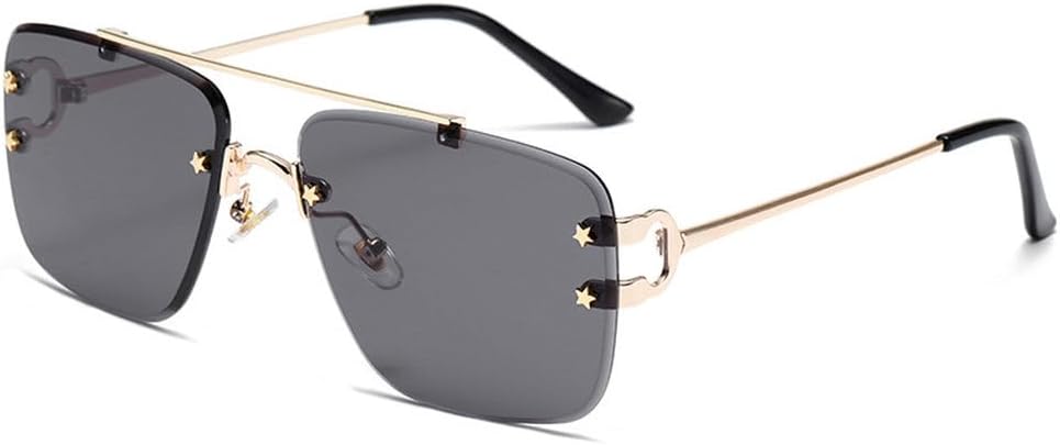 Модные солнцезащитные очки без оправы для женщин, винтажные солнцезащитные очки для мужчин, классические очки с градиентными линзами, защита от УФ-излучения UV400 HVTVTLA, C1
Модные солнцезащитные очки без оправы для женщин, винтажные солнцезащитные очки для мужчин, классические очки с градиентными линзами, защита от УФ-излучения UV400 HVTVTLA, C1