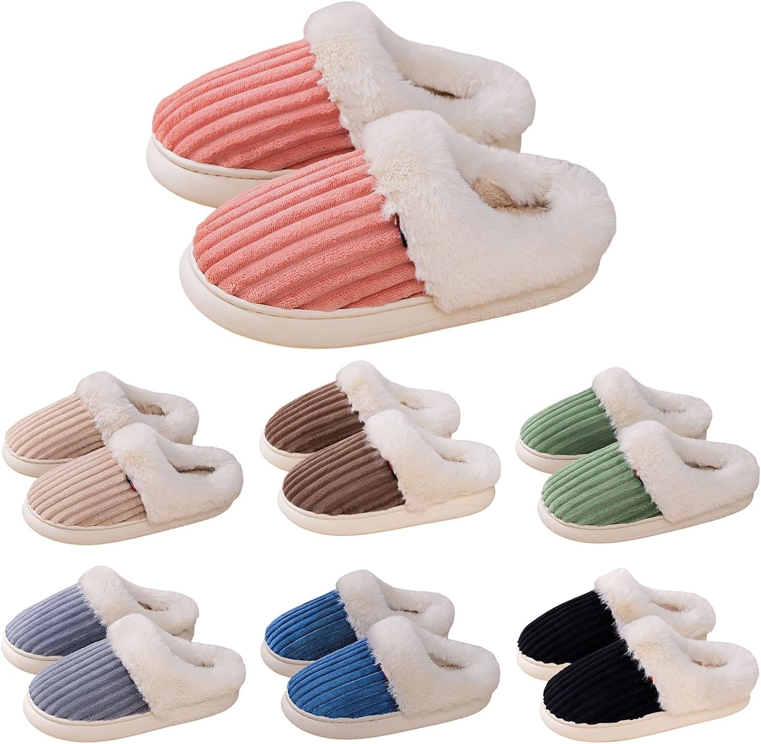 Тапочки для женщин 2025 года Уютные стильные зимние тапочки с плюшевой внутренней отделкой, толстой подошвой и противоскользящей подошвой Generic, розовый
Тапочки для женщин 2025 года Уютные стильные зимние тапочки с плюшевой внутренней отделкой, толстой подошвой и противоскользящей подошвой Generic, розовый