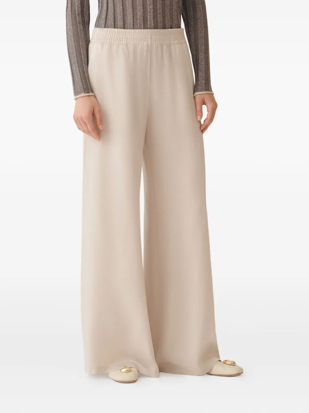 Брюки с карманами Fabiana Filippi, нейтральный 
Брюки с карманами Fabiana Filippi, нейтральный