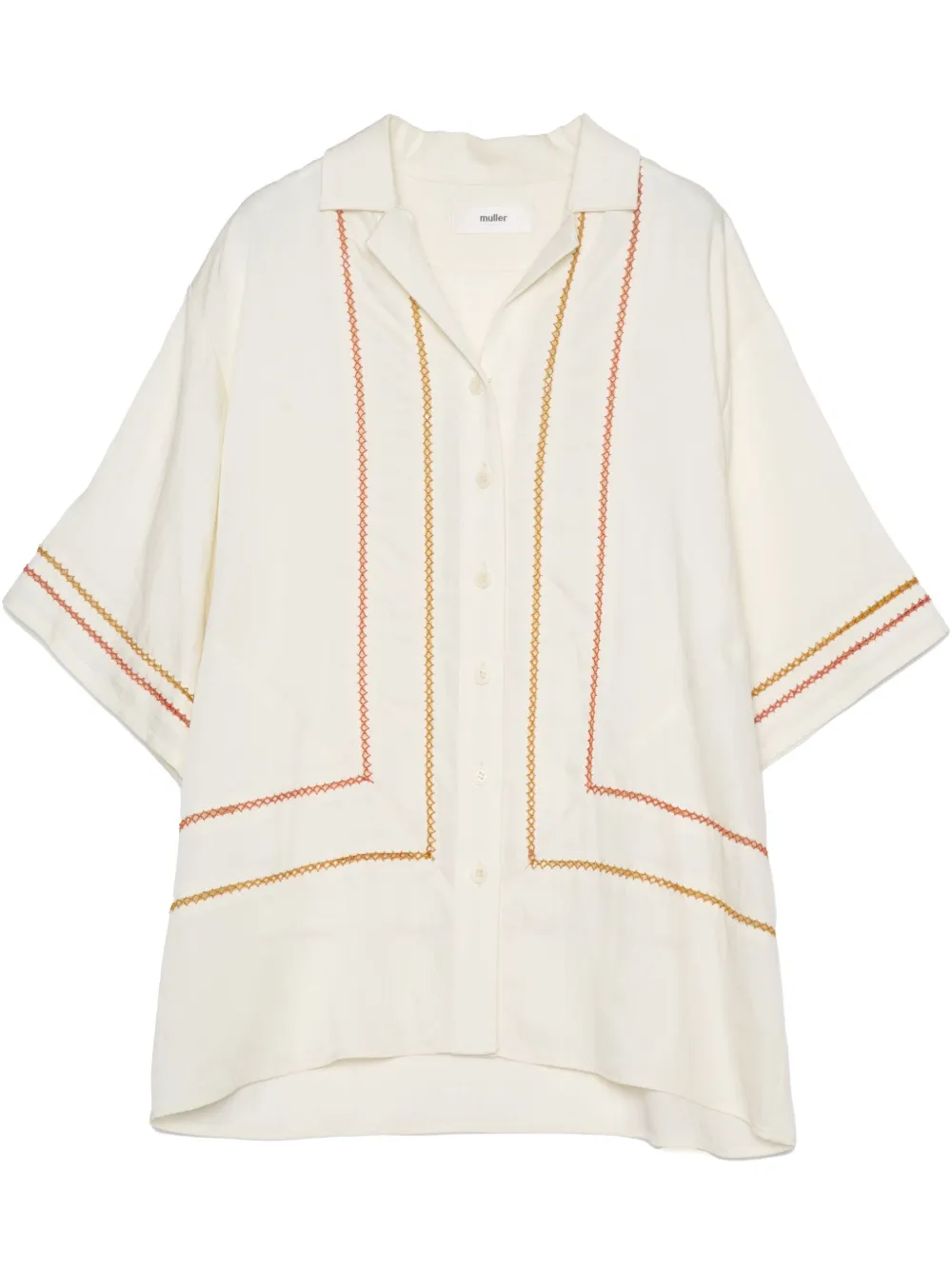 Рубашка Picot Muller Of Yoshiokubo, нейтральный
Рубашка Picot Muller Of Yoshiokubo, нейтральный