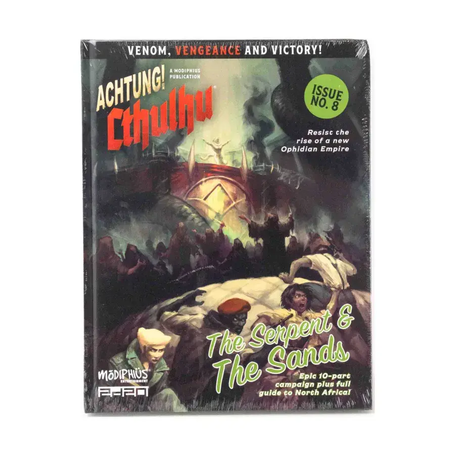 Achtung! Cthulhu 2d20 - The Serpent and the Sands, Achtung! Cthulhu (Modiphius Entertainment), твердый переплет
Achtung! Cthulhu 2d20 - The Serpent and the Sands, Achtung! Cthulhu (Modiphius Entertainment), твердый переплет