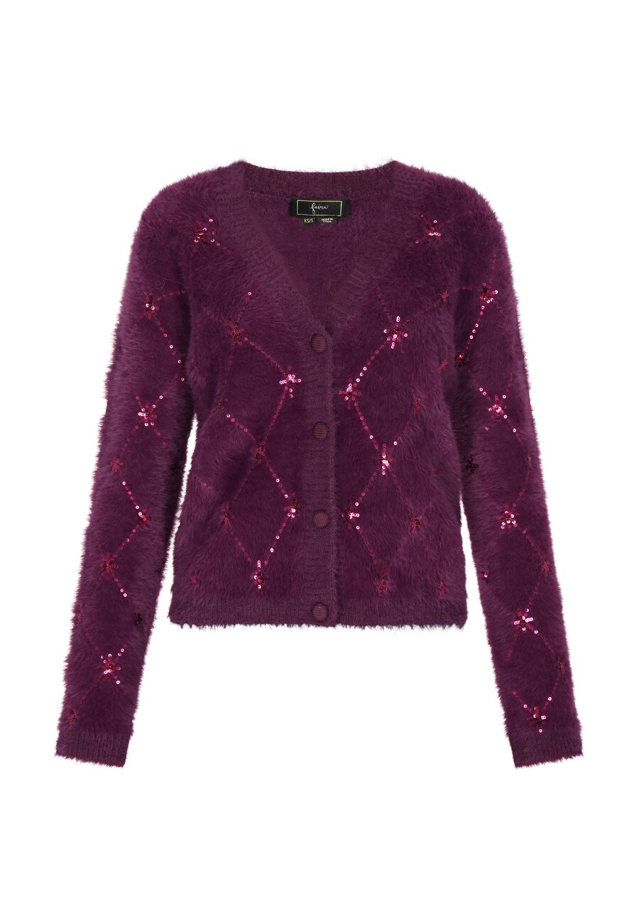 Вязаный кардиган faina, фиолетовый
Вязаный кардиган faina, фиолетовый