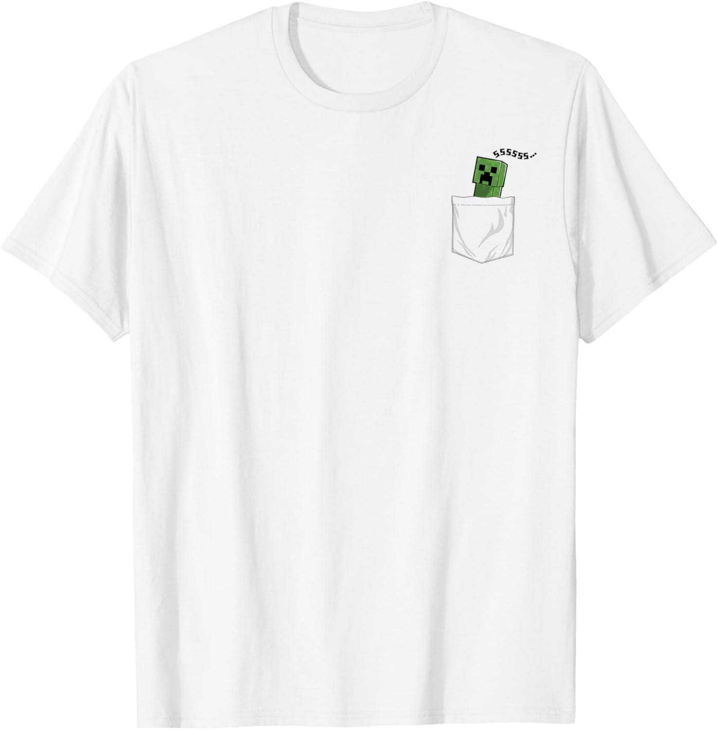 Футболка Minecraft Pocket Creeper SSSS, белый
Футболка Minecraft Pocket Creeper SSSS, белый