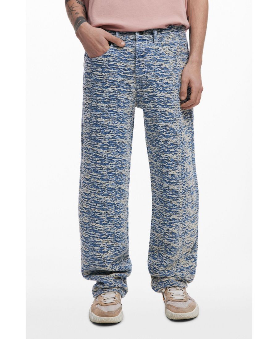 Мужские джинсы с пятнистым рисунком Desigual, Light blue
Мужские джинсы с пятнистым рисунком Desigual, Light blue