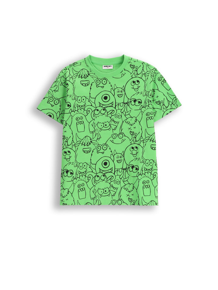 Футболка из хлопка с короткими рукавами зеленого цвета MOKIDA, Зеленый, Футболка из хлопка с короткими рукавами зеленого цвета MOKIDA
Футболка из хлопка с короткими рукавами зеленого цвета MOKIDA, Зеленый, Футболка из хлопка с короткими рукавами зеленого цвета MOKIDA