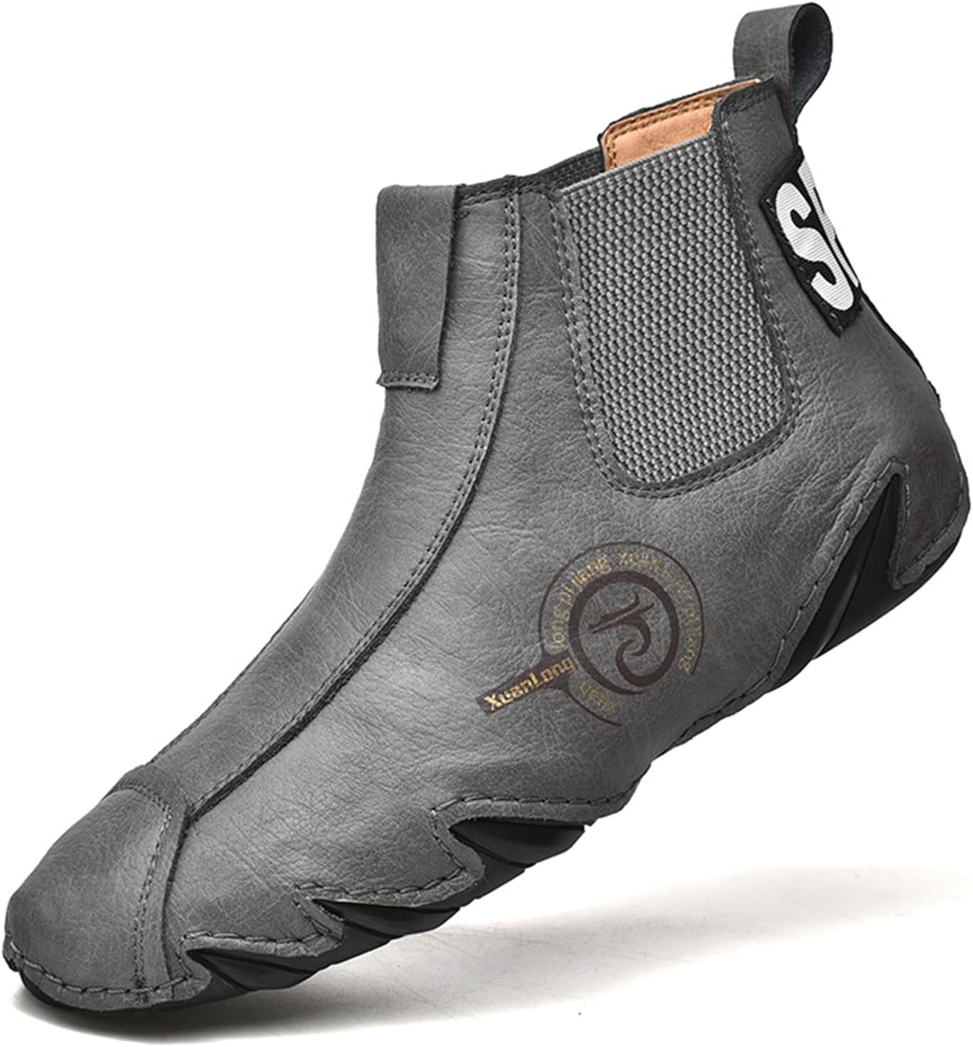 Мужские повседневные кожаные модные высокие кеды, ботинки Чукка без шнуровки, легкие дышащие обувь для прогулок и вождения Abborora, серый
Мужские повседневные кожаные модные высокие кеды, ботинки Чукка без шнуровки, легкие дышащие обувь для прогулок и вождения Abborora, серый