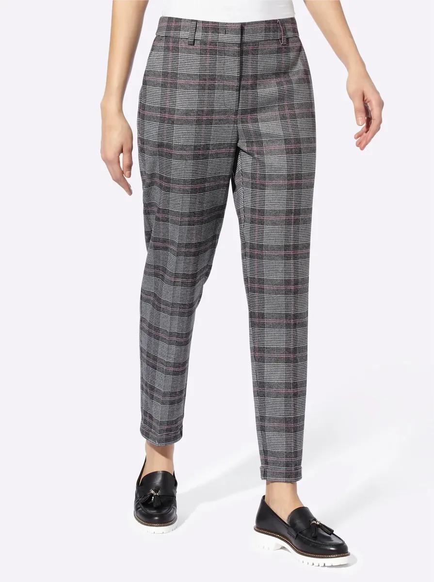 Плиссированные брюки Heine, антрацит
Плиссированные брюки Heine, антрацит