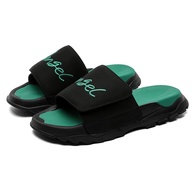 Резиновые тапочки-слайды, устойчивые к истиранию и запаху, мужские MOMGOG, Green Black
Резиновые тапочки-слайды, устойчивые к истиранию и запаху, мужские MOMGOG, Green Black