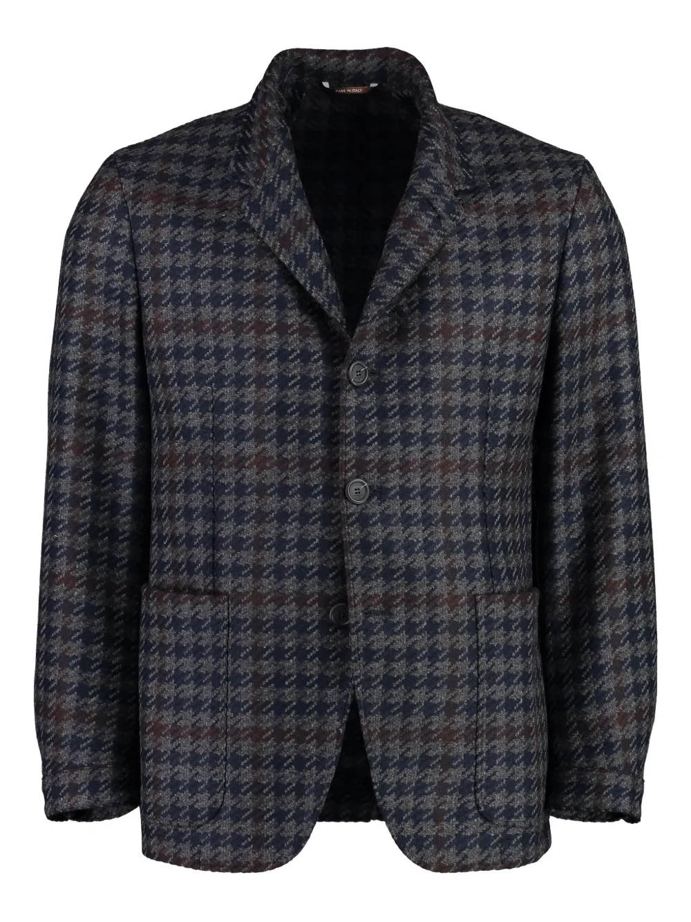 Блейзер с узором «гусиная лапка» Canali, синий
Блейзер с узором «гусиная лапка» Canali, синий