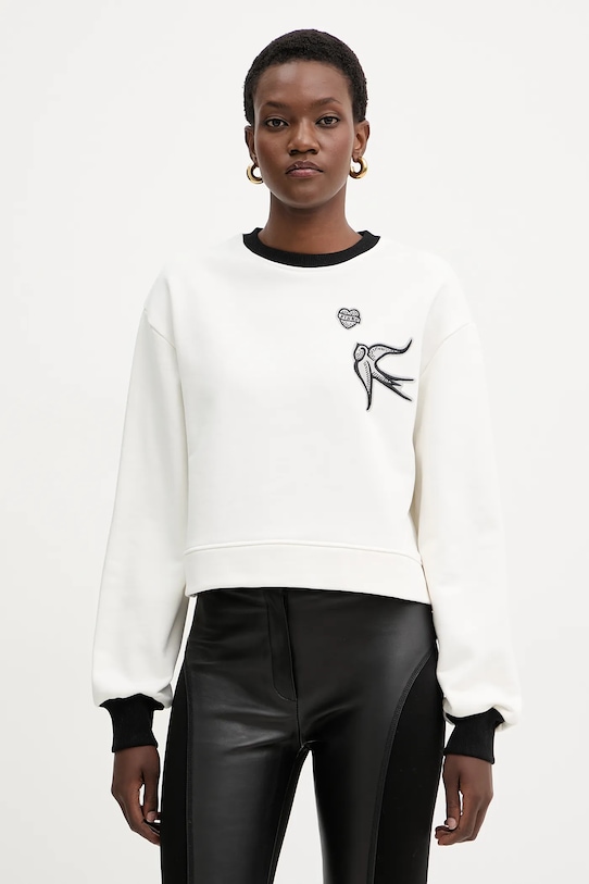 Хлопковая толстовка Pinko, белый
Хлопковая толстовка Pinko, белый