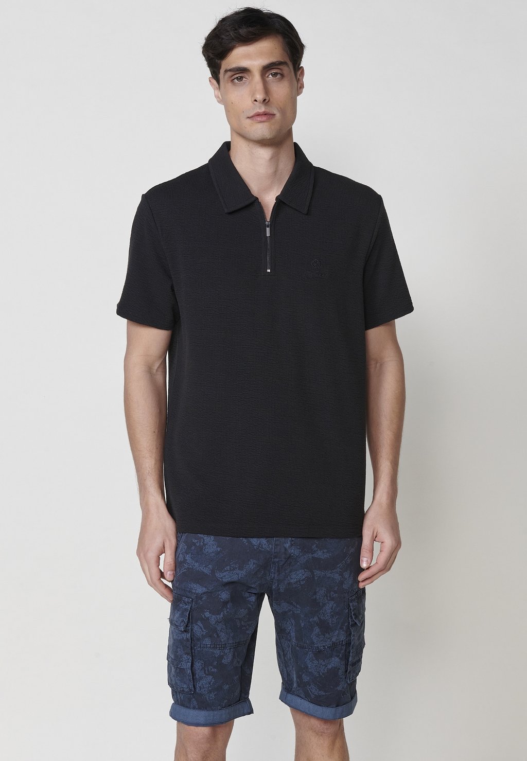 Рубашка поло DE MANGA CORTA Koroshi, черный
Рубашка поло DE MANGA CORTA Koroshi, черный