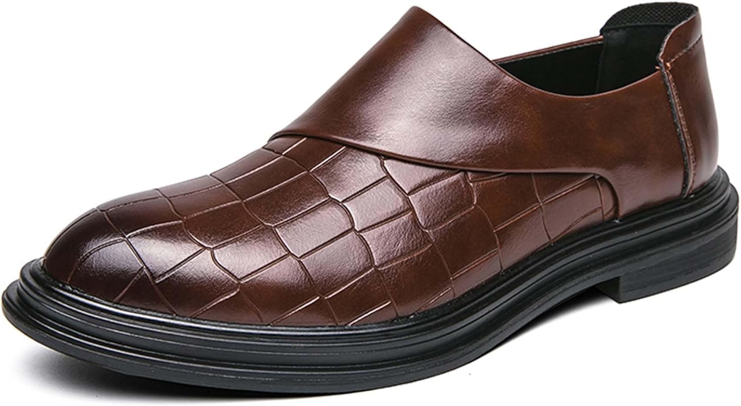 Мужские лоферы с модной боковой молнией, городские деловые и повседневные формальные туфли, противоскользящие, для офиса, банкетов, свадеб, костюмов и платьев, кожаные туфли Generic, коричневый
Мужские лоферы с модной боковой молнией, городские деловые и повседневные формальные туфли, противоскользящие, для офиса, банкетов, свадеб, костюмов и платьев, кожаные туфли Generic, коричневый