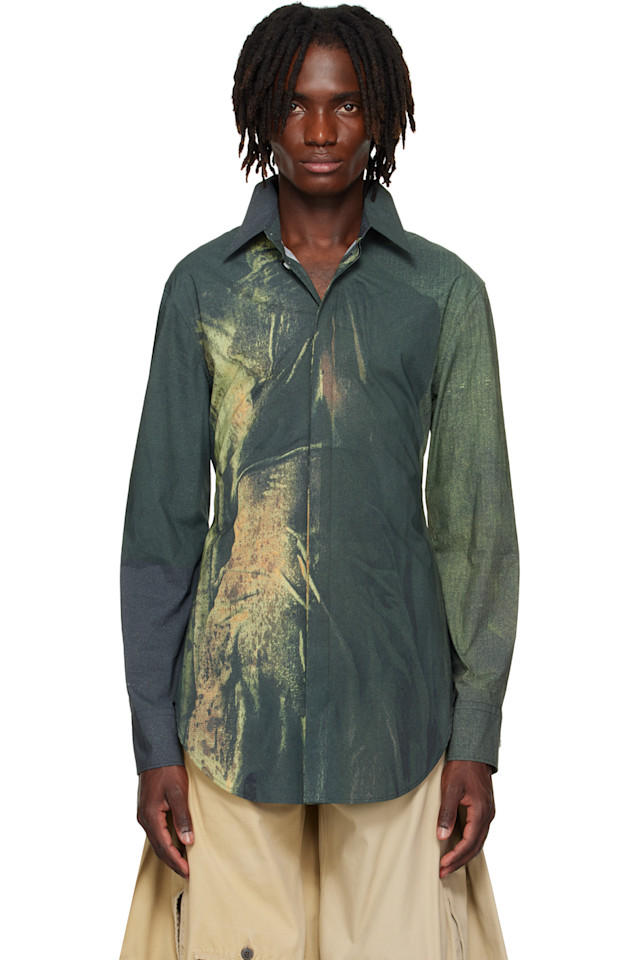эксклюзивная рубашка Ssense с принтом кислотной воды на хаки-сетке Jean Paul Gaultier, мультиколор
эксклюзивная рубашка Ssense с принтом кислотной воды на хаки-сетке Jean Paul Gaultier, мультиколор