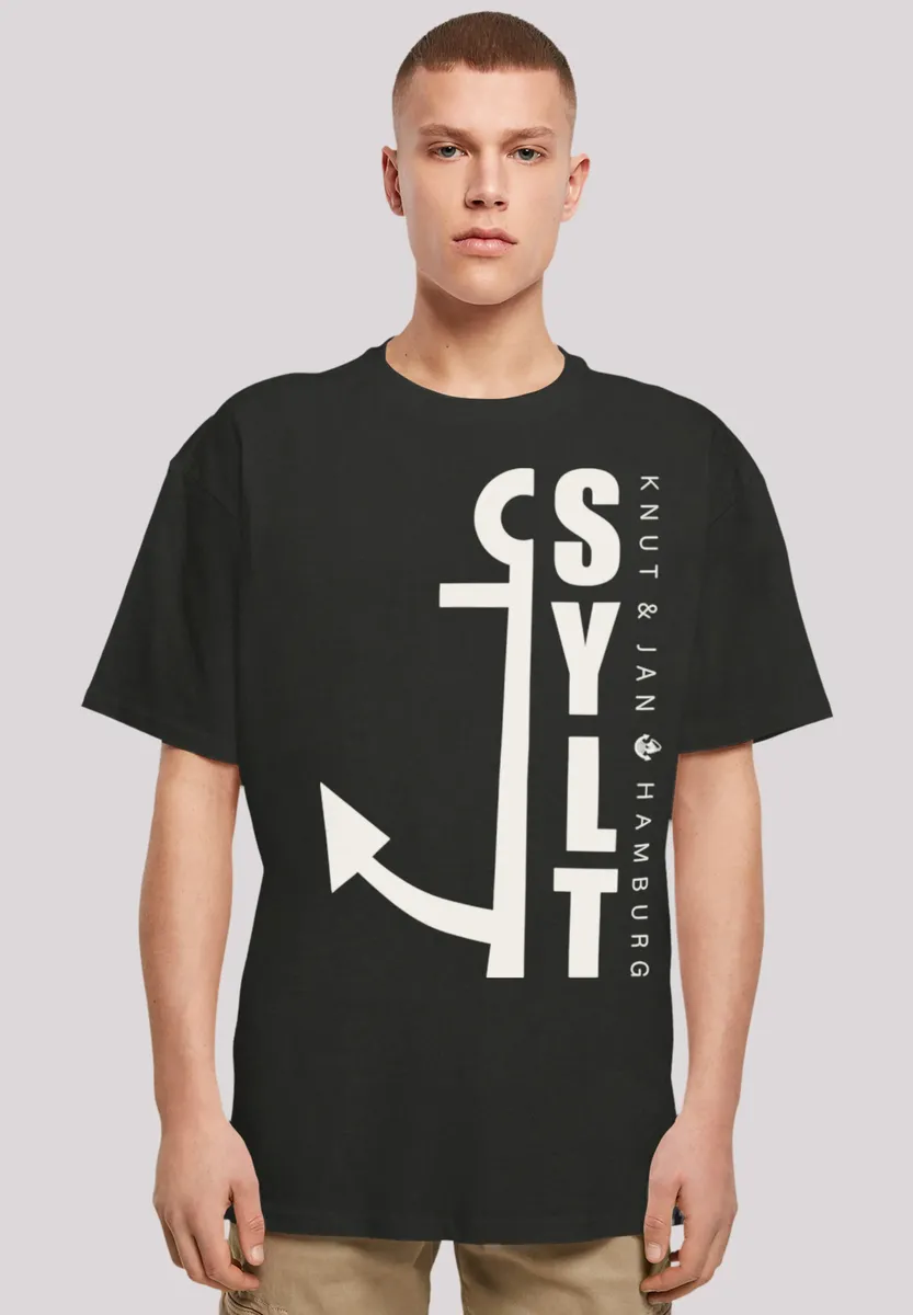 F4NT4STIC Футболка "Sylt Anker Knut & Jan Hamburg", принт, черный
F4NT4STIC Футболка "Sylt Anker Knut & Jan Hamburg", принт, черный