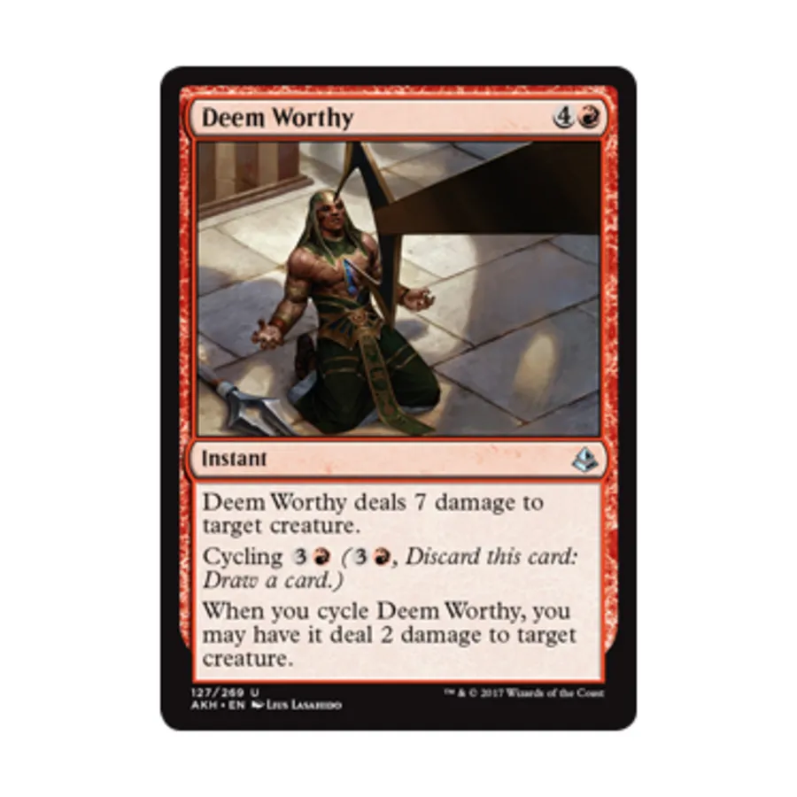 CCG Считаю достойным (U), MTG - Amonkhet
CCG Считаю достойным (U), MTG - Amonkhet