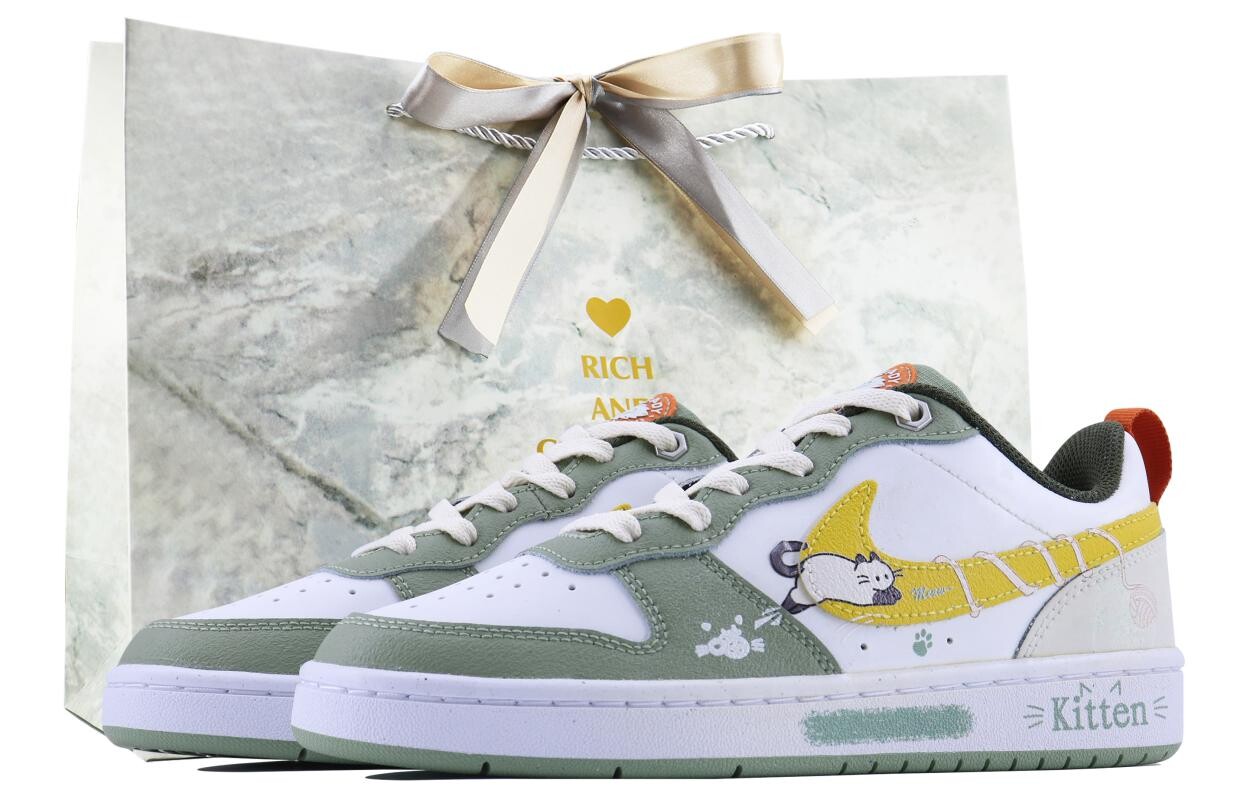 Кроссовки Nike Court Borough Skateboarding Shoes Unisex Low-top Yellow/green, белый
Кроссовки Nike Court Borough Skateboarding Shoes Unisex Low-top Yellow/green, белый