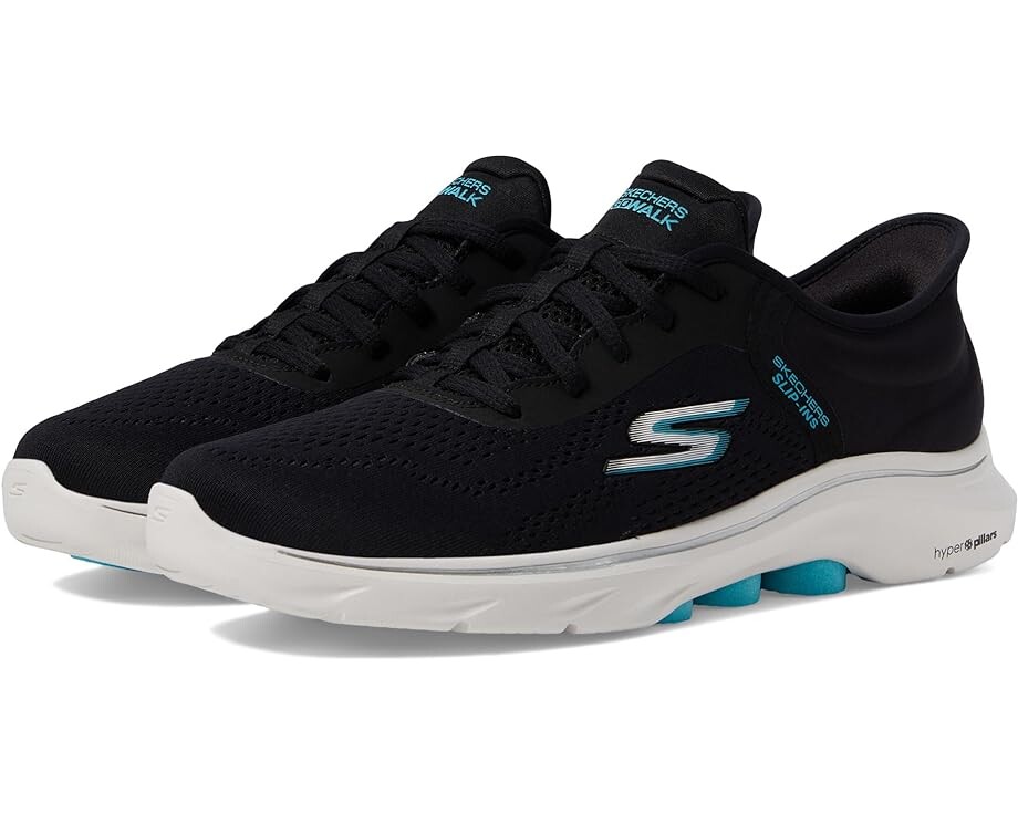 Кроссовки SKECHERS Performance Go Walk 7 Valin Hands Free Slip-Ins, цвет Black/Aqua
Кроссовки SKECHERS Performance Go Walk 7 Valin Hands Free Slip-Ins, цвет Black/Aqua