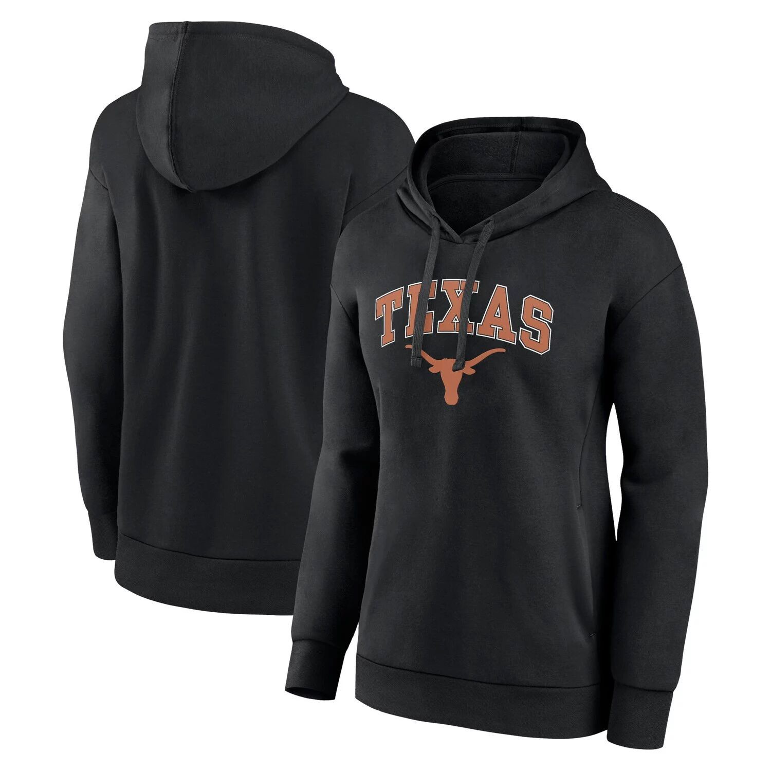Женский черный пуловер с капюшоном Fanatics Texas Longhorns Evergreen Campus Fanatics
Женский черный пуловер с капюшоном Fanatics Texas Longhorns Evergreen Campus Fanatics