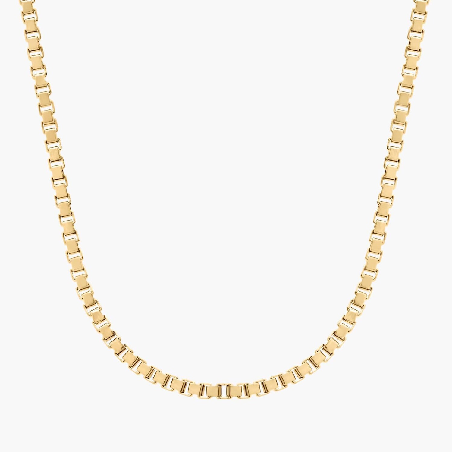 18-дюймовая цепочка из желтого золота 14 карат (0,9 мм) Blue Nile