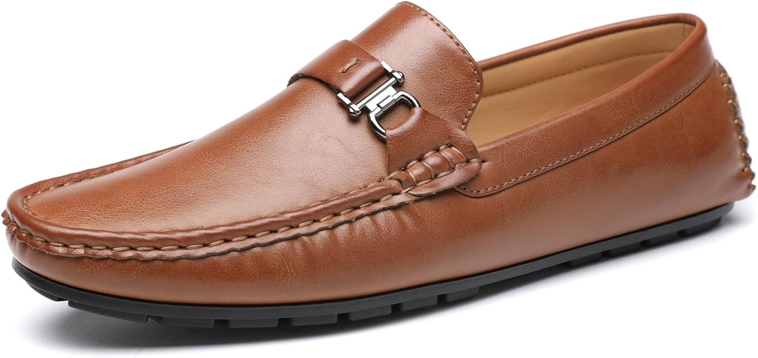 Мужские повседневные лоферы DECARSDZ Penny, обувь без шнурков и прогулок, коричневый
Мужские повседневные лоферы DECARSDZ Penny, обувь без шнурков и прогулок, коричневый