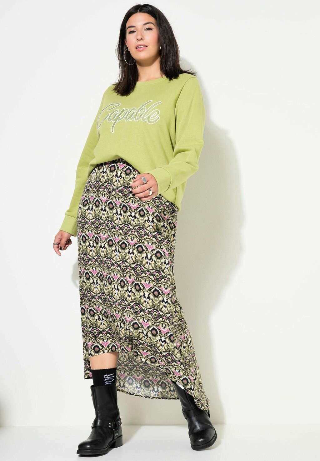 Юбка макси IKAT-INSPIRED PRINTED Studio Untold, зеленый
Юбка макси IKAT-INSPIRED PRINTED Studio Untold, зеленый