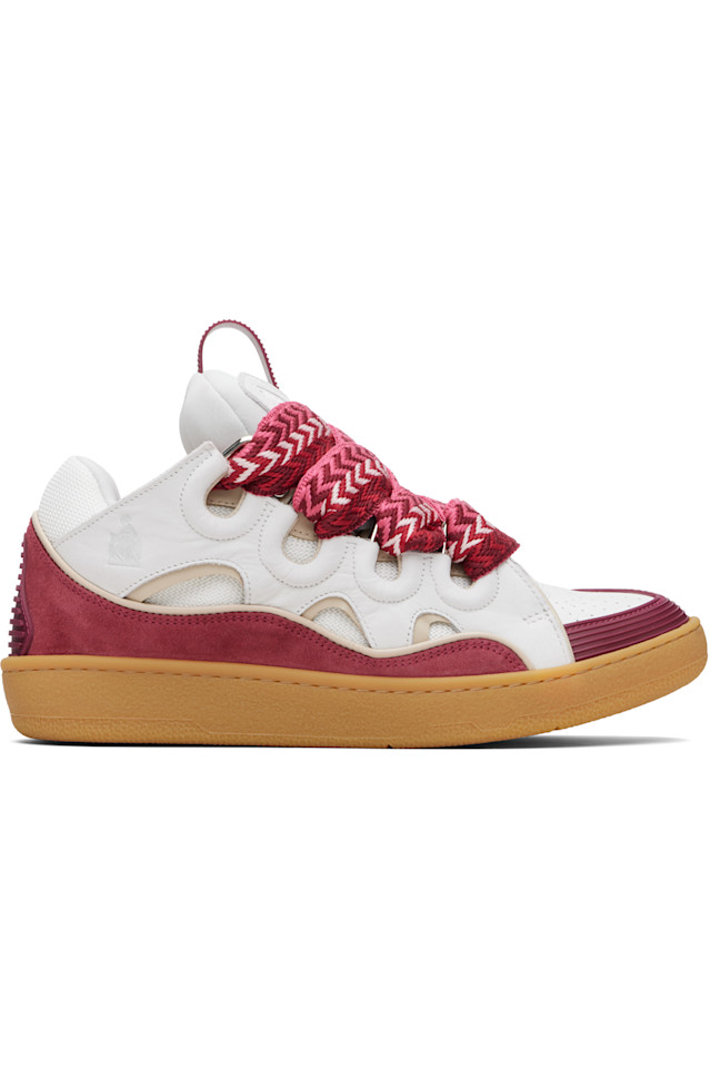 Lanvin Кроссовки из кожи цвета слоновой кости и розового оттенка
Lanvin Кроссовки из кожи цвета слоновой кости и розового оттенка