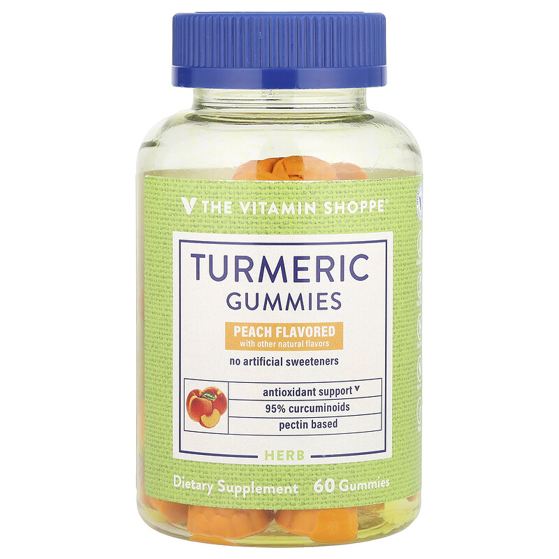 The Vitamin Shoppe, Жевательные мармеладки с куркумой, персик, 60 жевательных таблеток
The Vitamin Shoppe, Жевательные мармеладки с куркумой, персик, 60 жевательных таблеток