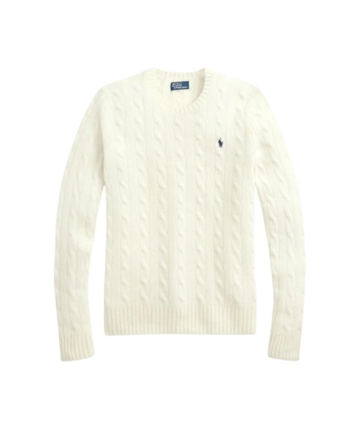 Витой вязаный свитер из шерсти и кашемира Polo Ralph Lauren, бежевый
Витой вязаный свитер из шерсти и кашемира Polo Ralph Lauren, бежевый