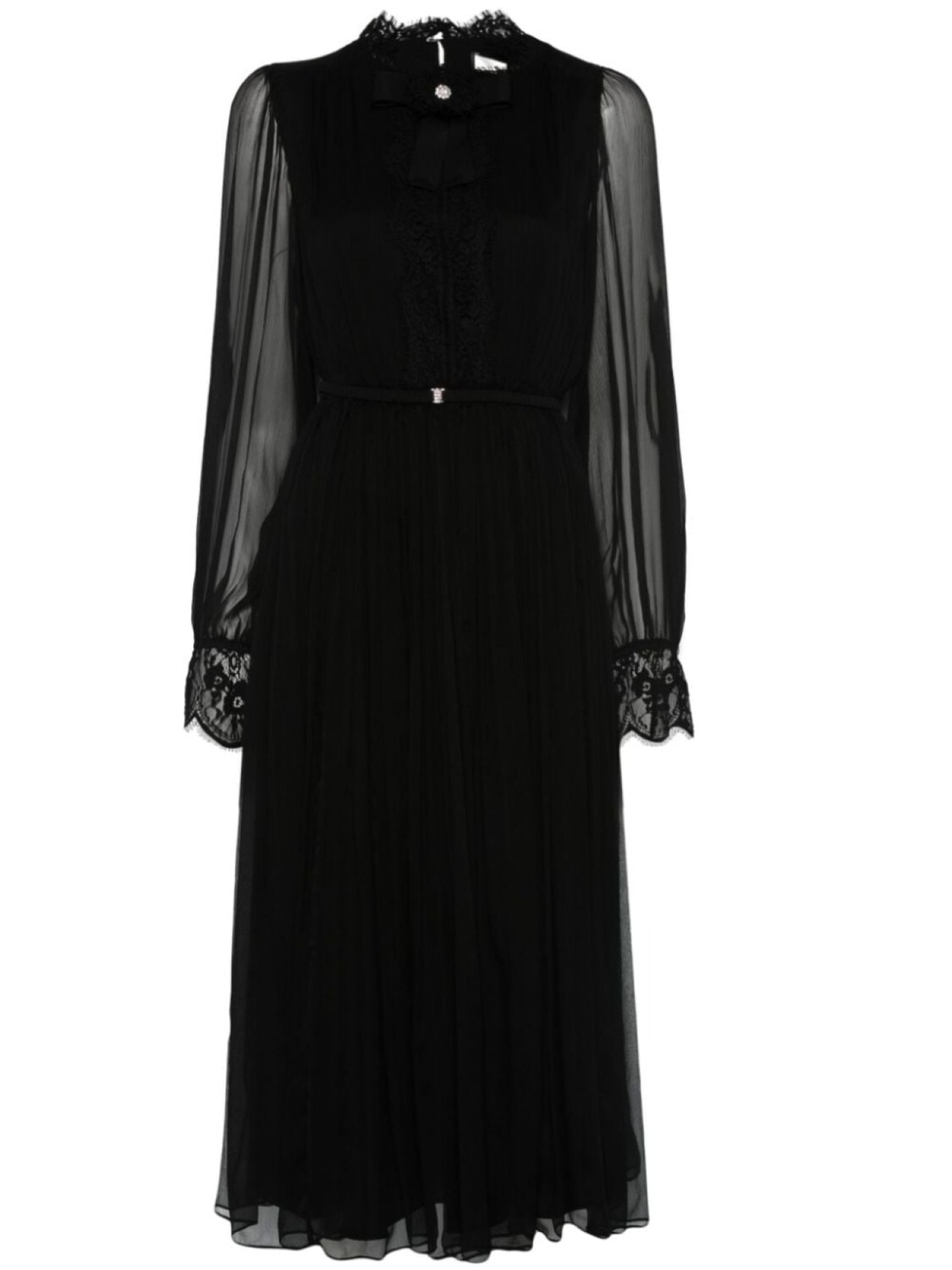 Шелковое платье миди с кристаллами NISSA, черный
Шелковое платье миди с кристаллами NISSA, черный