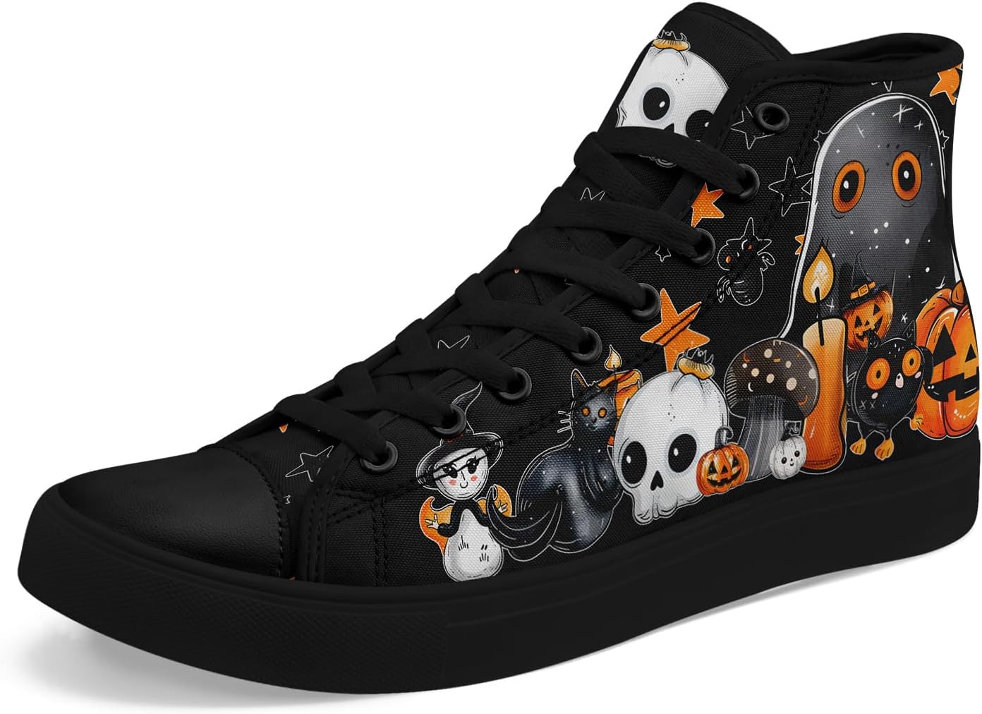 Стильные высокие кеды из канвы для мужчин и женщин с дизайнами тыквы и призрака, праздничный подарок, легкая и дышащая обувь Coolcustomize, белый/черный/оранжевый/серый/угольный
Стильные высокие кеды из канвы для мужчин и женщин с дизайнами тыквы и призрака, праздничный подарок, легкая и дышащая обувь Coolcustomize, белый/черный/оранжевый/серый/угольный