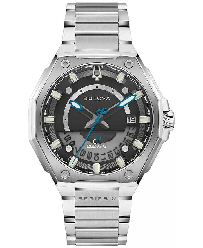 Мужские часы Luxury Series X HPQ Precisionist с серебристым браслетом из нержавеющей стали 42 мм Bulova
Мужские часы Luxury Series X HPQ Precisionist с серебристым браслетом из нержавеющей стали 42 мм Bulova