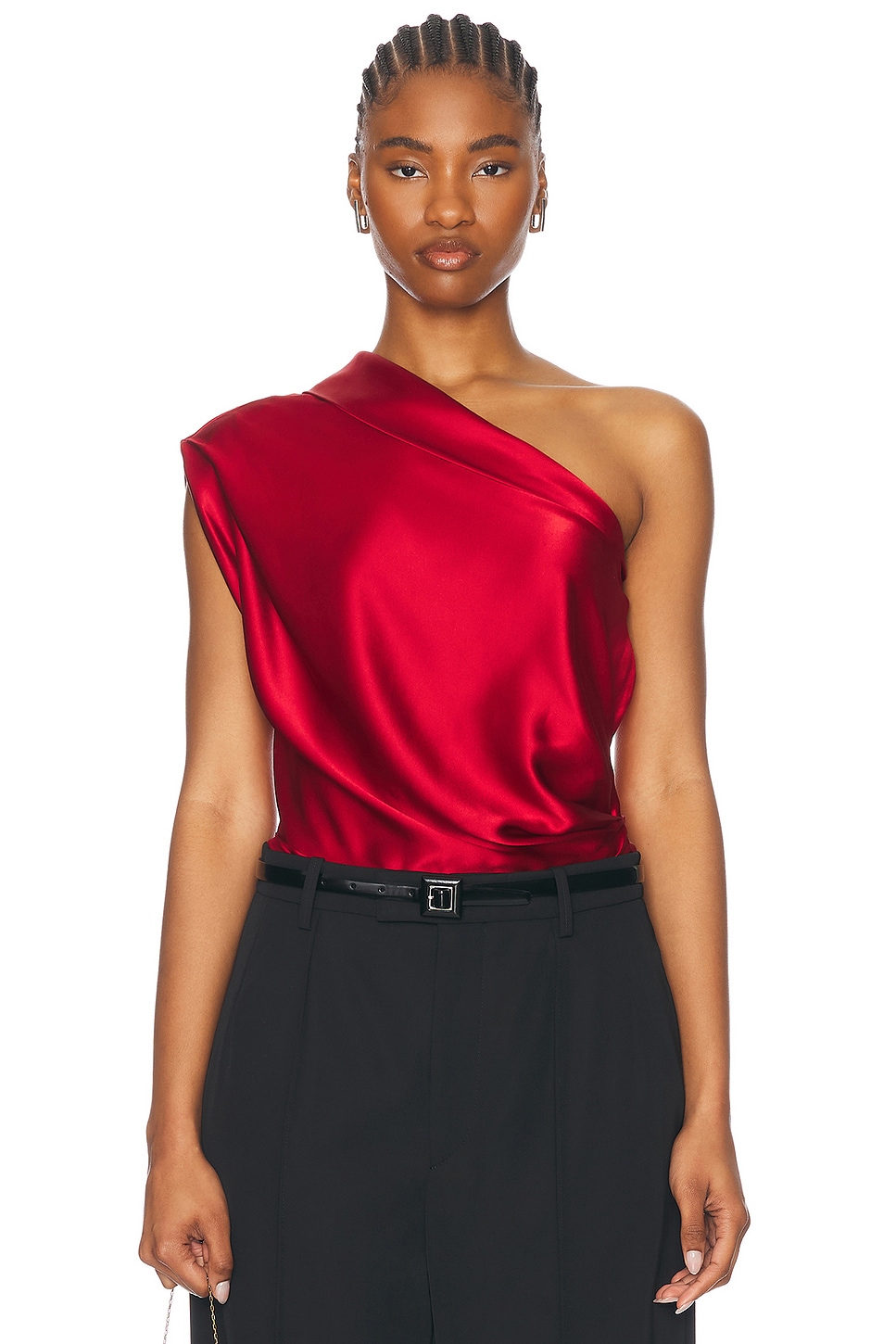 Асимметричный топ с лацканами The Sei, Cherry
Асимметричный топ с лацканами The Sei, Cherry