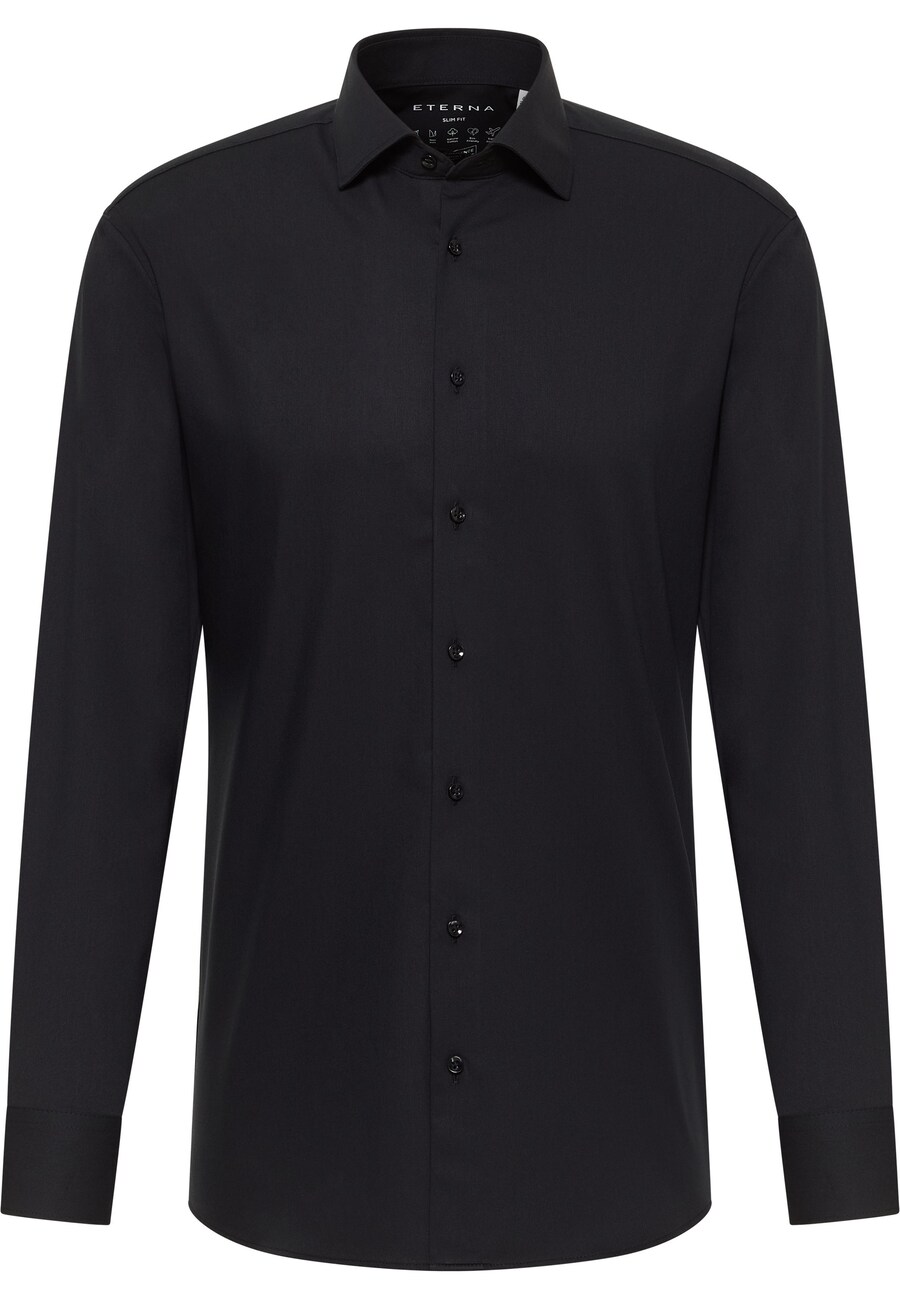Рубашка делового кроя Slim Fit ETERNA, черный
Рубашка делового кроя Slim Fit ETERNA, черный