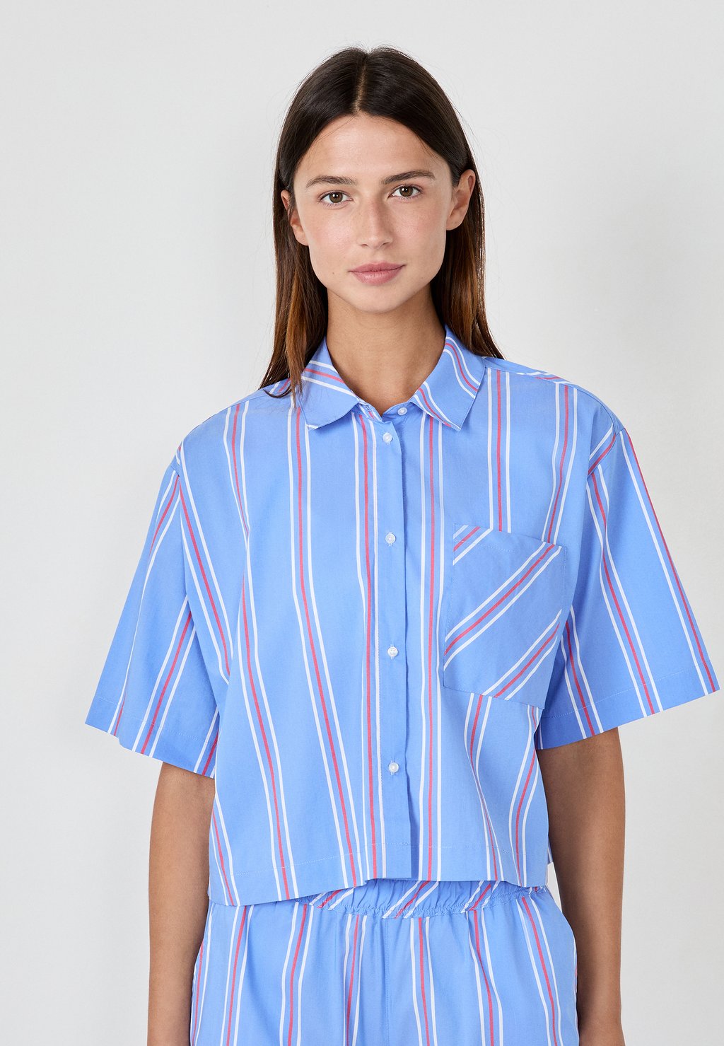 Верх пижамы SANCHO - Button-down blouse - bleu royal Etam, синий
Верх пижамы SANCHO - Button-down blouse - bleu royal Etam, синий