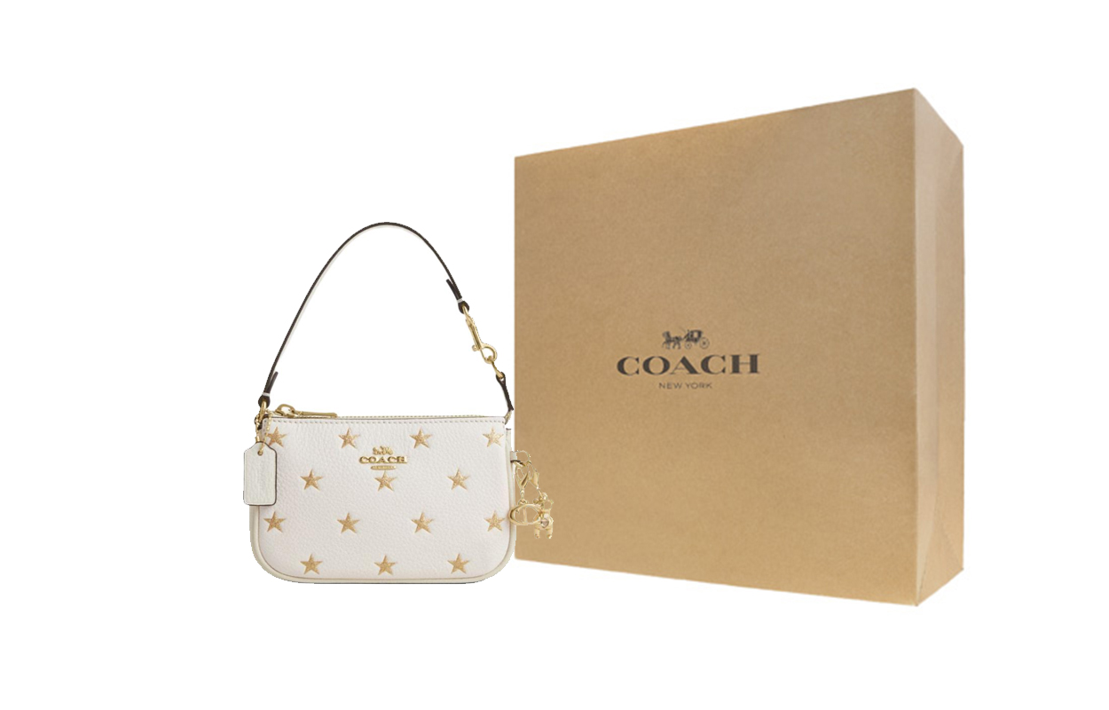 COACH Сумка через плечо мини женская из кожи 
COACH Сумка через плечо мини женская из кожи