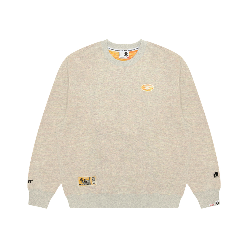 Свитшот *A Bathing APE Moonface Aape, серо-белый
Свитшот *A Bathing APE Moonface Aape, серо-белый