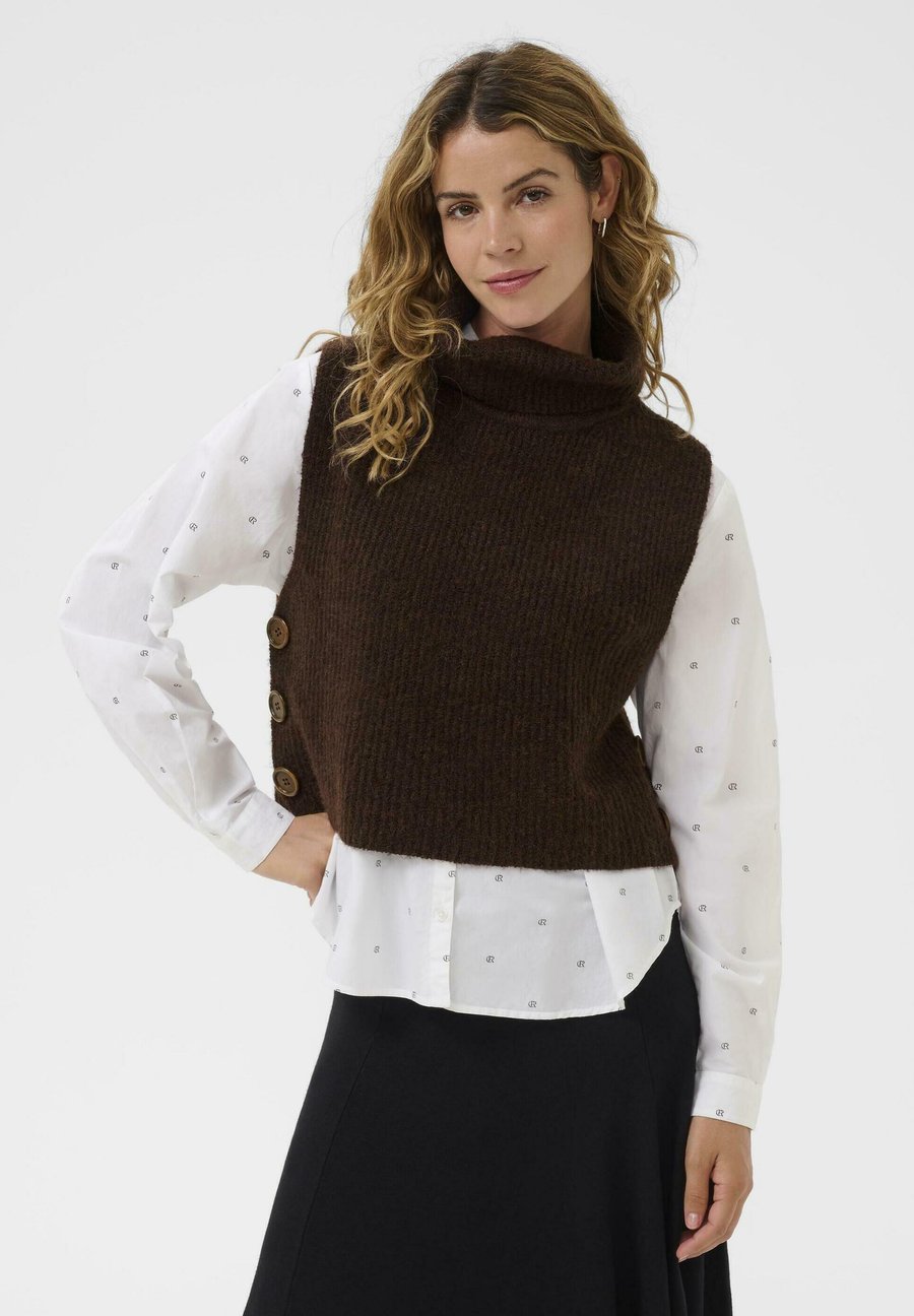 Джемпер Cream STAR SHORT SLIPOVER, Dark Brown Melange/Mottled Dark Brown
Джемпер Cream STAR SHORT SLIPOVER, Dark Brown Melange/Mottled Dark Brown