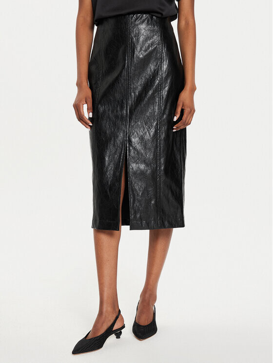 Юбка из искусственной кожи стандартного кроя Marella, черный
Юбка из искусственной кожи стандартного кроя Marella, черный