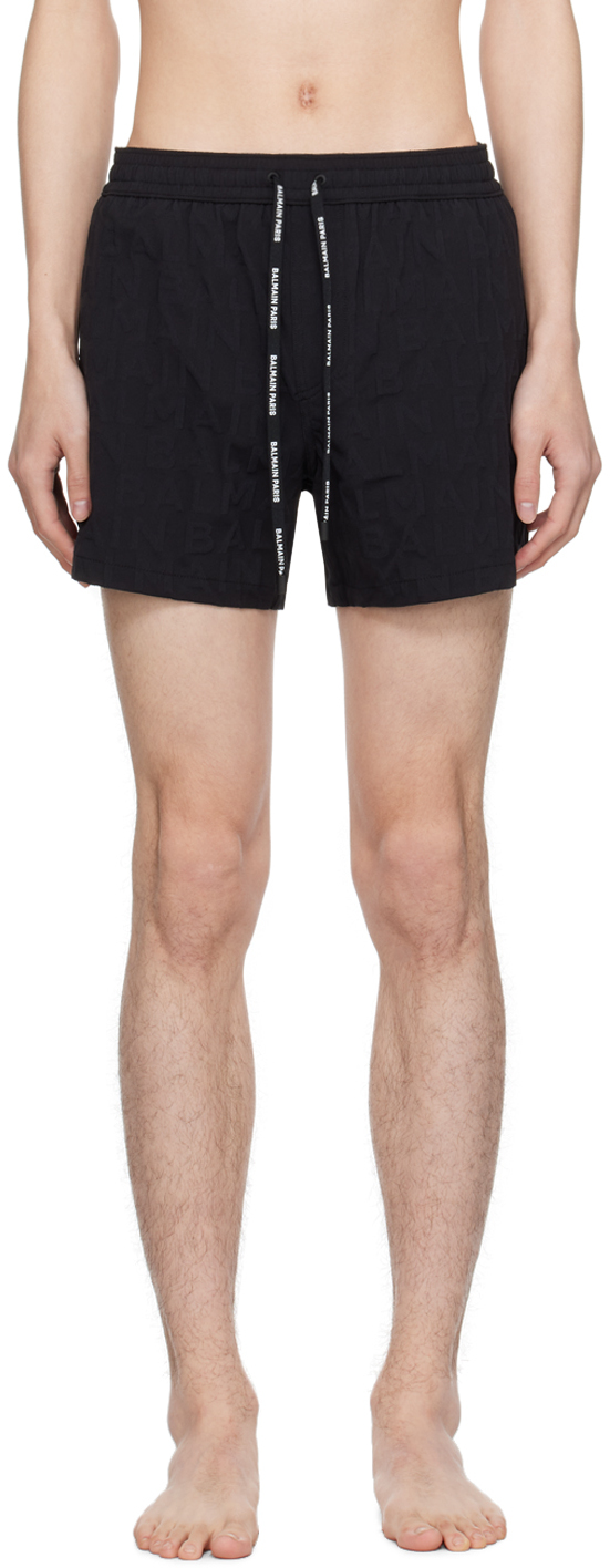 Жаккардовые шорты для плавания Balmain
Жаккардовые шорты для плавания Balmain