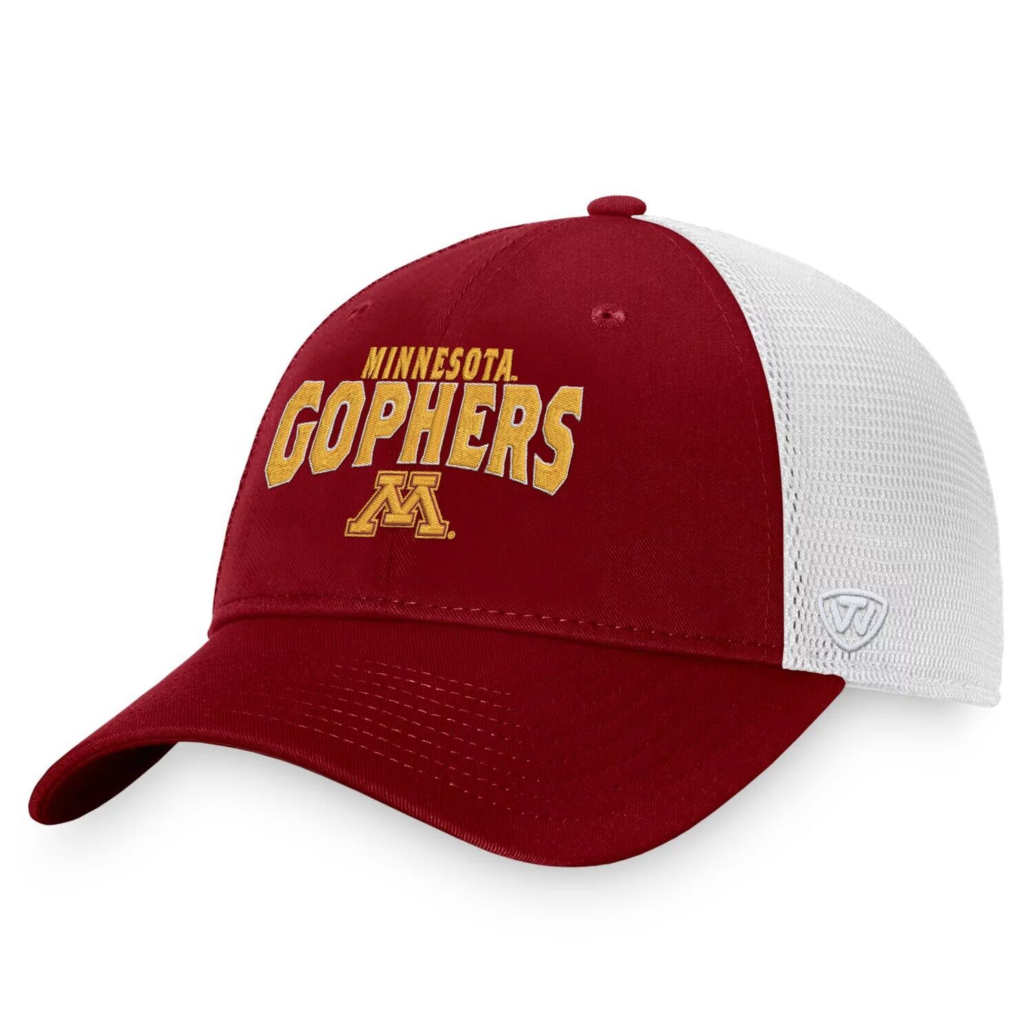 Мужская кепка Top of the World темно-бордового/белого цвета Minnesota Golden Gophers Breakout Trucker Snapback
Мужская кепка Top of the World темно-бордового/белого цвета Minnesota Golden Gophers Breakout Trucker Snapback