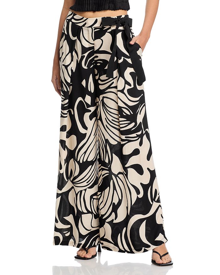 Брюки-бананы с поясом-галстуком La Fée Maraboutée, мультиколор
Брюки-бананы с поясом-галстуком La Fée Maraboutée, мультиколор