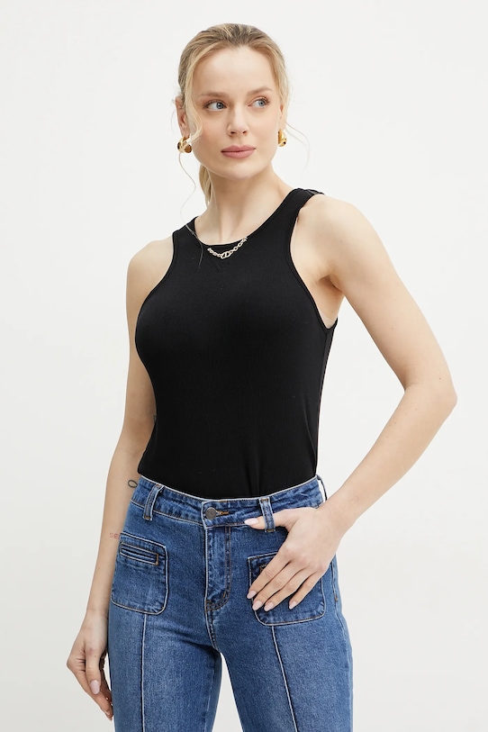 Хлопковая майка Twinset, черный
Хлопковая майка Twinset, черный