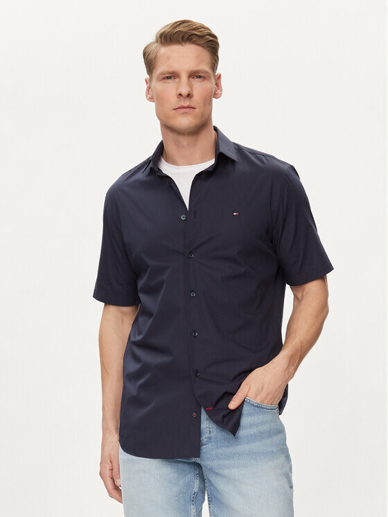 Рубашка стандартного кроя Tommy Hilfiger, синий 
Рубашка стандартного кроя Tommy Hilfiger, синий