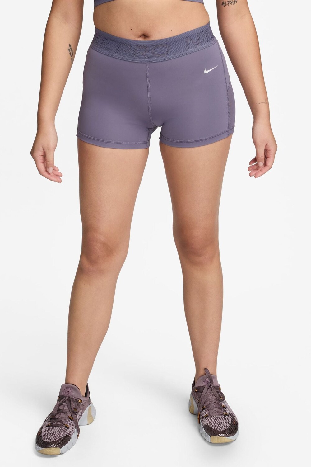 Шорты из сетки Dri Fit Pro 3 со средней талией Nike, фиолетовый
Шорты из сетки Dri Fit Pro 3 со средней талией Nike, фиолетовый