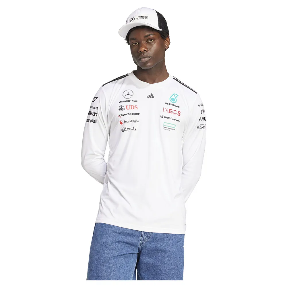 Лонгслив adidas Mercedes AMG Petronas F1 Team, белый
Лонгслив adidas Mercedes AMG Petronas F1 Team, белый