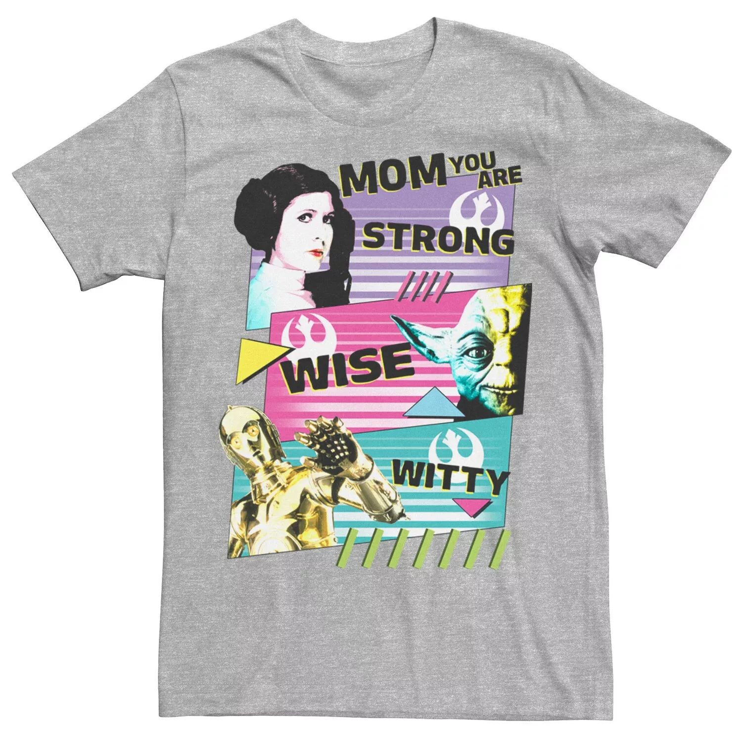 Мужская футболка Mom You Are Strong Trio со вставками Star Wars 
Мужская футболка Mom You Are Strong Trio со вставками Star Wars