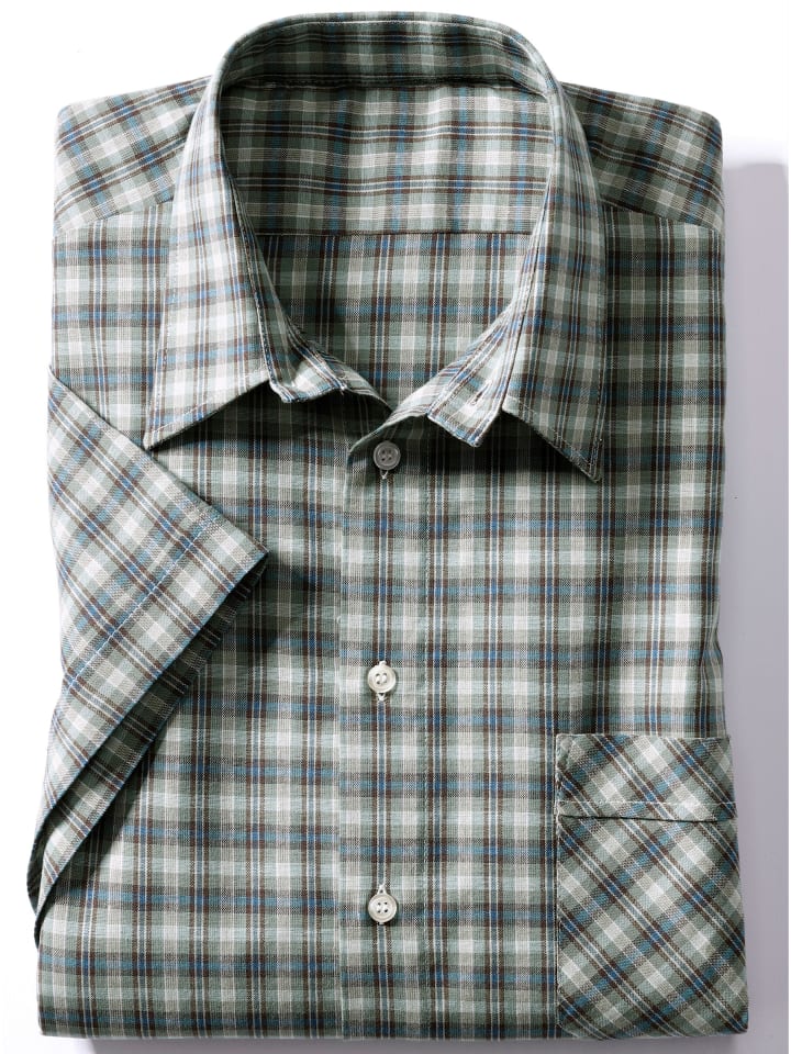 Рубашка с короткими рукавами в зеленую клетку WITT WEIDEN
Рубашка с короткими рукавами в зеленую клетку WITT WEIDEN