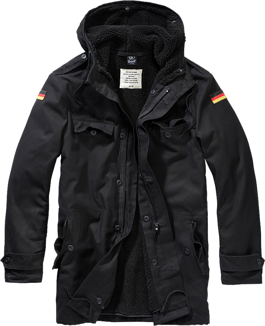 Куртка Brandit BW Parka Flag Jacket, черный
Куртка Brandit BW Parka Flag Jacket, черный