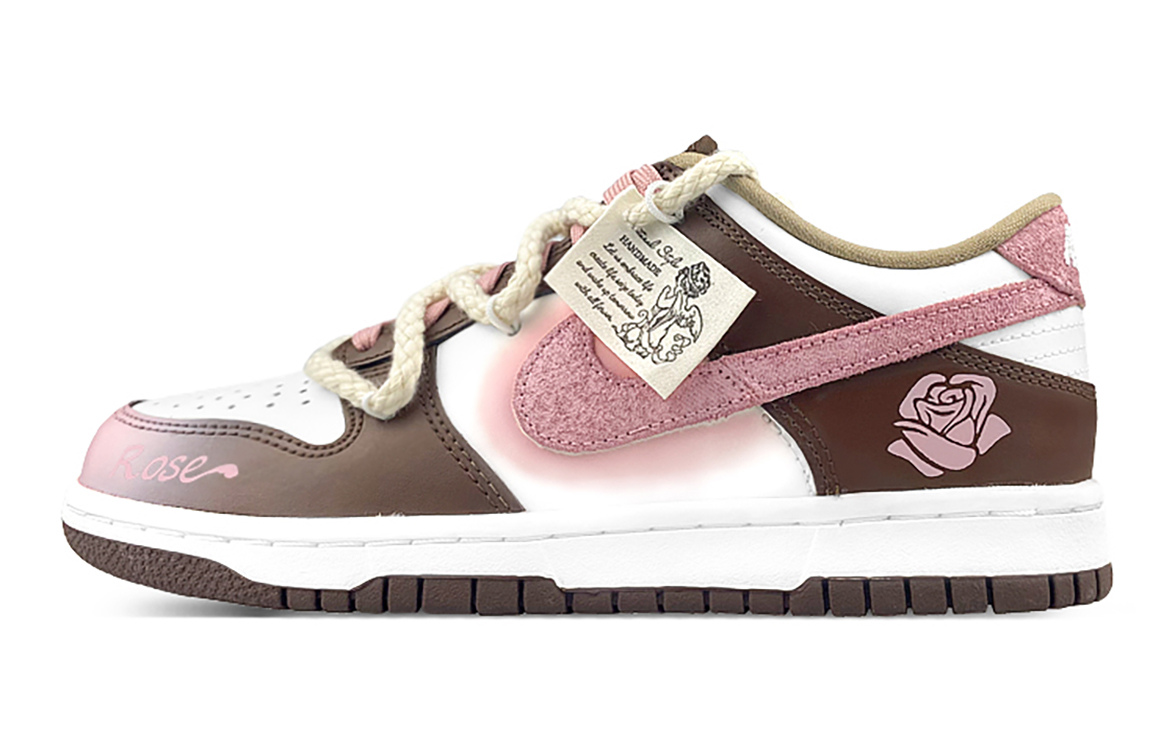 Детские кроссовки для скейтбординга Dunk с низким верхом, устойчивые к истиранию, для подростков Nike, белый/розовый/коричневый
Детские кроссовки для скейтбординга Dunk с низким верхом, устойчивые к истиранию, для подростков Nike, белый/розовый/коричневый